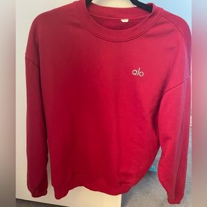 ALO Yoga Sweaters Alo Yoga Accolade Pullover In Victory Red Poshmark